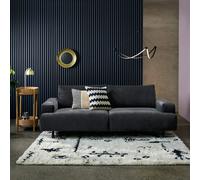 Habitat Julien 2 Seater Fabric Sofa - Charcoal