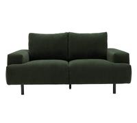 Habitat Julien Fabric 2 Seater Sofa - Dark Green