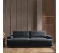 Habitat Julien Fabric 4 Seater Sofa Bed - Charcoal