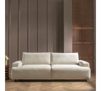 Habitat Julien Fabric 4 Seater Sofa Bed - Natural
