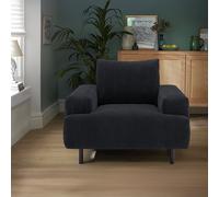 Habitat Julien Fabric Armchair - Charcoal