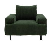 Habitat Julien Fabric Armchair - Dark Green