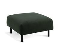 Habitat Julien Fabric Footstool - Dark Green