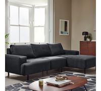 Habitat Julien Fabric Right Hand Corner Chaise Sofa - Charcoal
