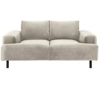 Habitat Julien Velvet 2 Seater Sofa - Natural