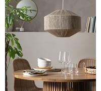Habitat Jute Natural Easy Fit Lampshade - 45cm