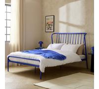 Habitat Kanso Double Metal Bed Frame - Blue