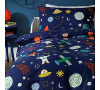 Habitat Kids Glow In The Dark Space Bedding Set - Toddler