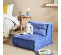Habitat Kids Mini Estelle Cord Beanbag - Blue
