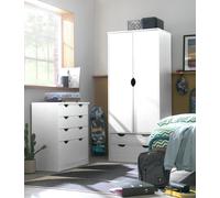 Habitat Kids Pagnell 2 Piece 2 Door Wardrobe Set - White