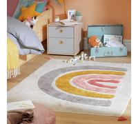 Habitat Kids Rainbow Natural Cotton Flatweave Rug -120x170cm