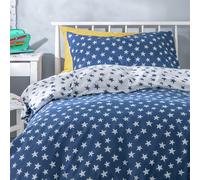 Habitat Kids Reversible Star Navy Bedding Set - Single