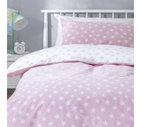 Habitat Kids Reversible Star Pink Bedding Set - Single