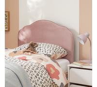 Habitat Kids Sophia Velvet Single Bed Frame - Pink
