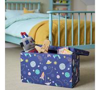 Habitat Kids Space Foldable Ottoman Box - Blue