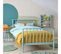 Habitat Kids Thea Spindle Single Bed Frame & Mattress - Blue