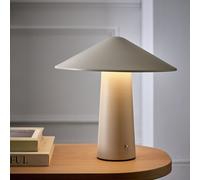 Habitat Kiro Metal Rechargeable LED Touch Table Lamp - Taupe