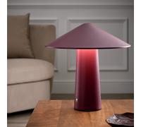 Habitat Kiro Rechargeable LED Touch Table Lamp - Burgundy