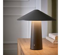 Habitat Kiro Rechargeable LED Touch Table Lamp - Charcoal