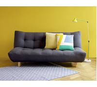 Habitat Kota 3 Seater Fabric Clic Clac Sofa Bed - Charcoal