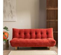 Habitat Kota Velvet 3 Seater Sofa Bed - Burnt Orange