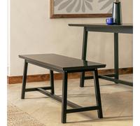 Habitat Kyoto Solid Wood Dining Bench - Black