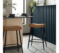 Habitat Kysen Faux Leather Counter Bar Stool - Tan