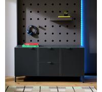 Habitat Landan 2 Drawer Low Unit Chest- Anthracite