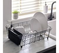 Habitat Large Wire Dish Drainer - Black