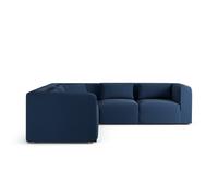 Habitat Lars Reversible Corner Sofa - Navy Blue - Ash Leg
