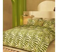 Habitat Leaf Printed Green Bedding Set - Superking