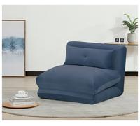 Habitat Lexi Single Velvet Chairbed - Navy