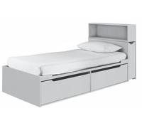 Habitat Lloyd Storage Cabin Bed with Headboard - Grey