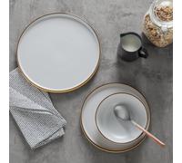 Habitat Loft Living Speckle 12 Piece Dinner Set - Mustard