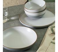 Habitat Loft Speckle 12 Piece Dinner Set - Grey