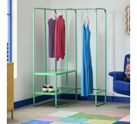 Habitat Lorelei 2 Shelves Rail Corner - Green
