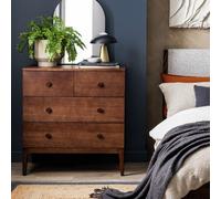 Habitat Loxley 4 Drawer Chest - Walnut