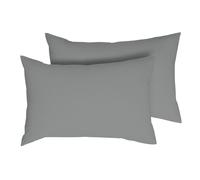 Habitat Lyocell Standard Pillowcase Pair - Dove Grey