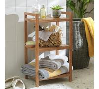 Habitat Mango Wood Bathroom Storage Shelf Unit - Natural