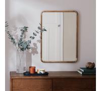 Habitat Mango Wood Wall Mirror - 70x50cm