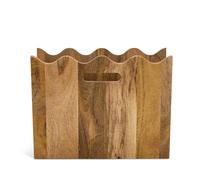 Habitat Mango Wood Wavy Magazine Rack