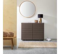 Habitat Maple Veneer Round Wall Mirror - 63x63cm