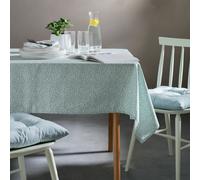 Habitat Mark Making Cotton Wipe Clean Table Cloth - Duck Egg