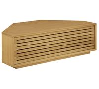 Habitat Max 1 Door Corner Oak TV Unit - Natural
