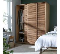 Habitat Max 3 Door Sliding Wardrobe - Oak