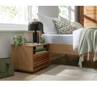 Habitat Max Oak Bedside Table - Oak