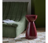 Habitat Mel Side Table - Dark Red