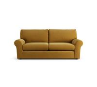 Habitat Molton Fabric 3 Seater Sofa - Gold