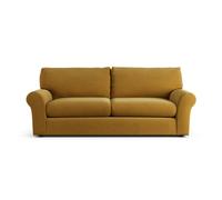 Habitat Molton Fabric 4 Seater Sofa - Gold