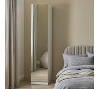 Habitat Munich 1 Door Mirror Wardrobe - White